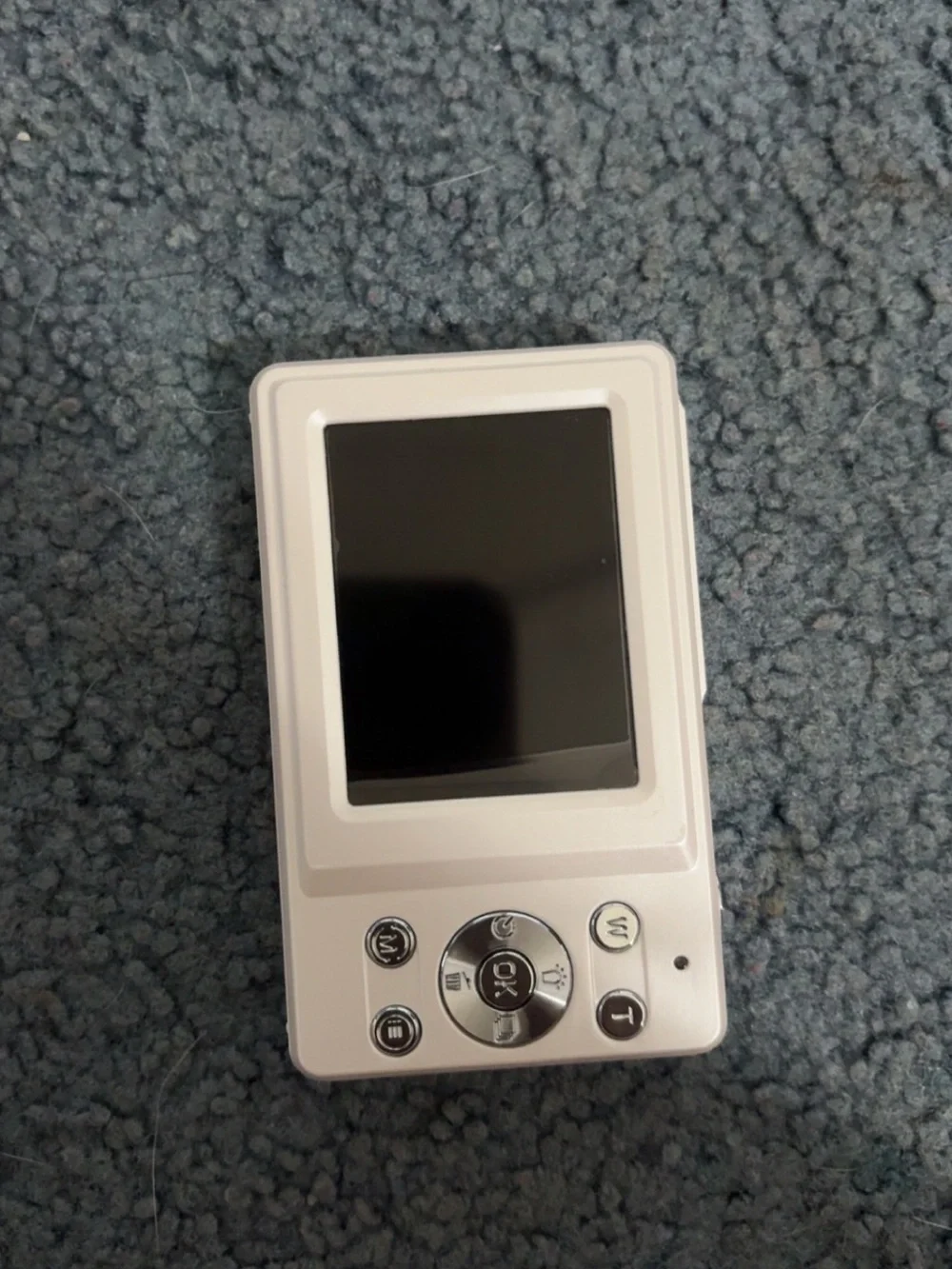 Compact Digital Camera - White with Silver Lens